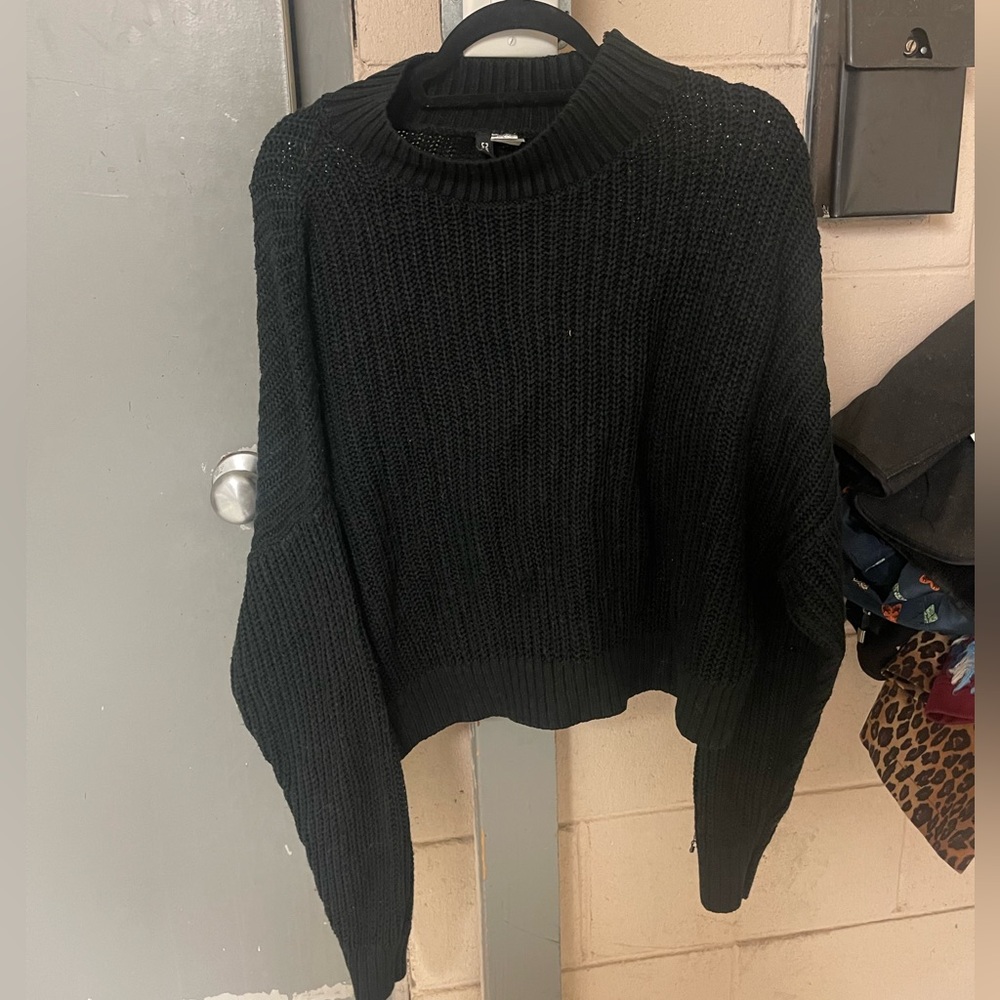 H&M turtleneck, cropped sweater